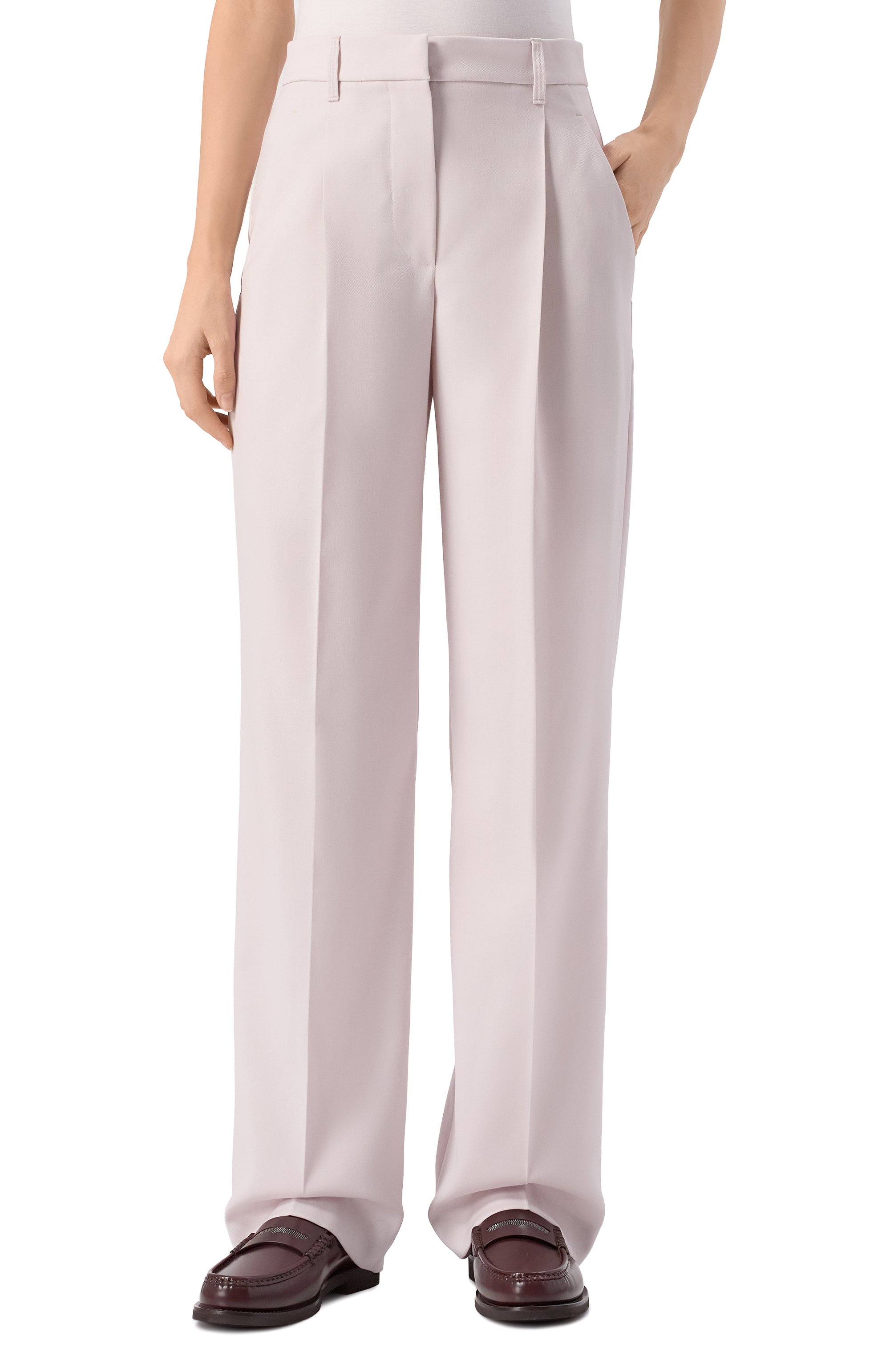 Шерстяные брюки BRUNELLO CUCINELLI, арт. MP513P9019, фото 3