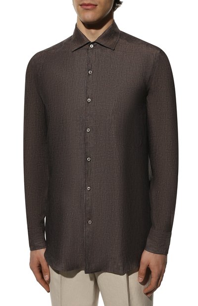 Льняная рубашка LORO PIANA, арт. FAF2545, фото 3