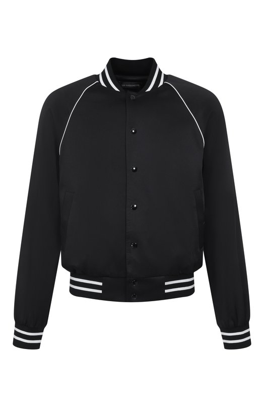 Бомбер Ann Demeulemeester B0013733/FA647 Чёрный B0013733/FA647