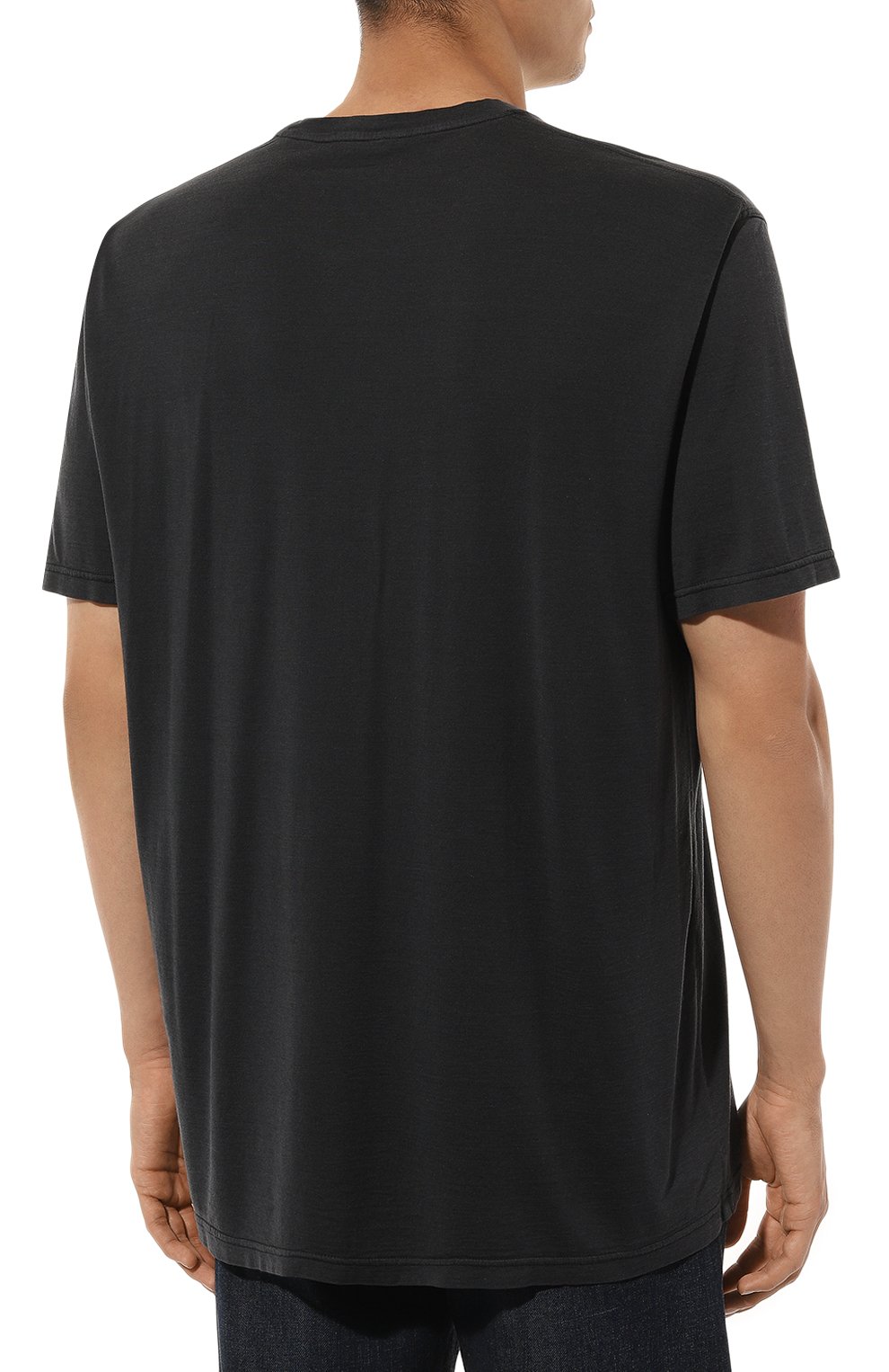 Футболка из шелка и хлопка KITON, арт. UMK0355, фото 4