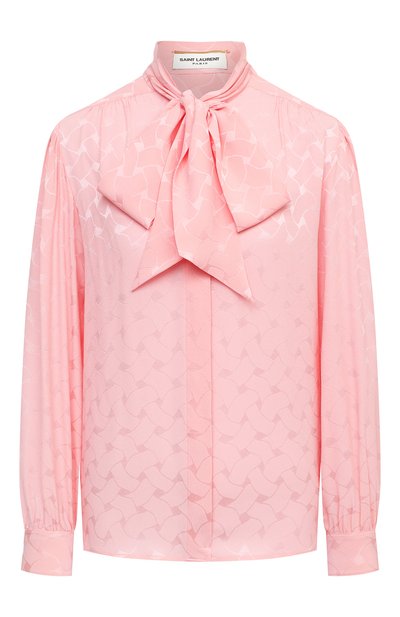 Шелковая блузка SAINT LAURENT, арт. 641593/Y7B25, фото 1