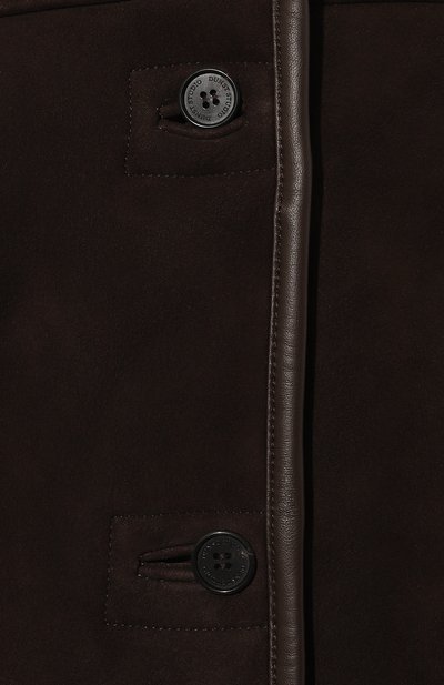 Дубленка из овчины DUNST темно-коричневого цвета по цене 156000 руб., арт. UDJU4D221W2, фото 5 Дубленка из овчины DUNST, арт. UDJU4D221W2, фото 5