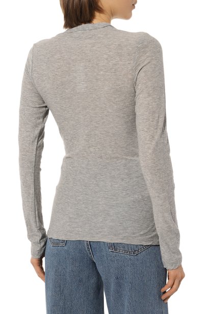 Хлопковый лонгслив JAMES PERSE, арт. WUA3361/HGY, фото 4