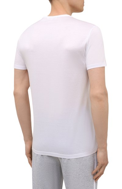 Хлопковая футболка ZEGNA, арт. N2M200070, фото 4
