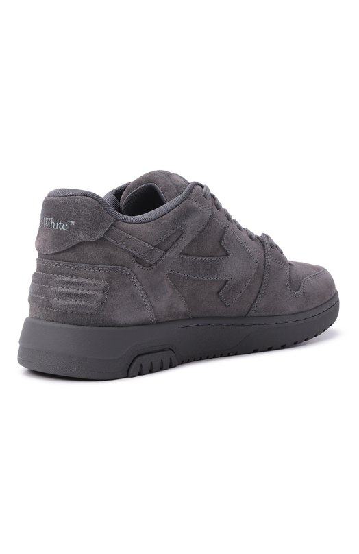 Замшевые кеды Out Of Office Off-White 0MIA189S26LEA006 Серый  0MIA189S26LEA006 Фото 4