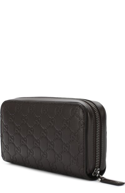 Кожаное портмоне на молнии с тиснением signature GUCCI, арт. 278635/CWC1R, фото 2