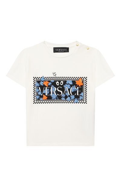 Хлопковая футболка VERSACE, арт. YB000183/YA00019, фото 1