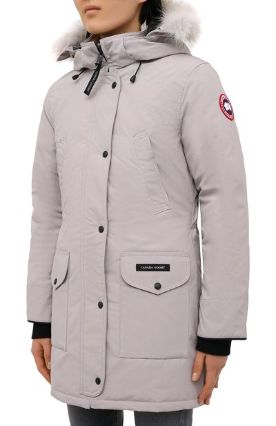 Пуховая парка trillium CANADA GOOSE светло-серого цвета по цене 127500 руб., арт. 6660L, фото 3 Пуховая парка trillium CANADA GOOSE, арт. 6660L, фото 3