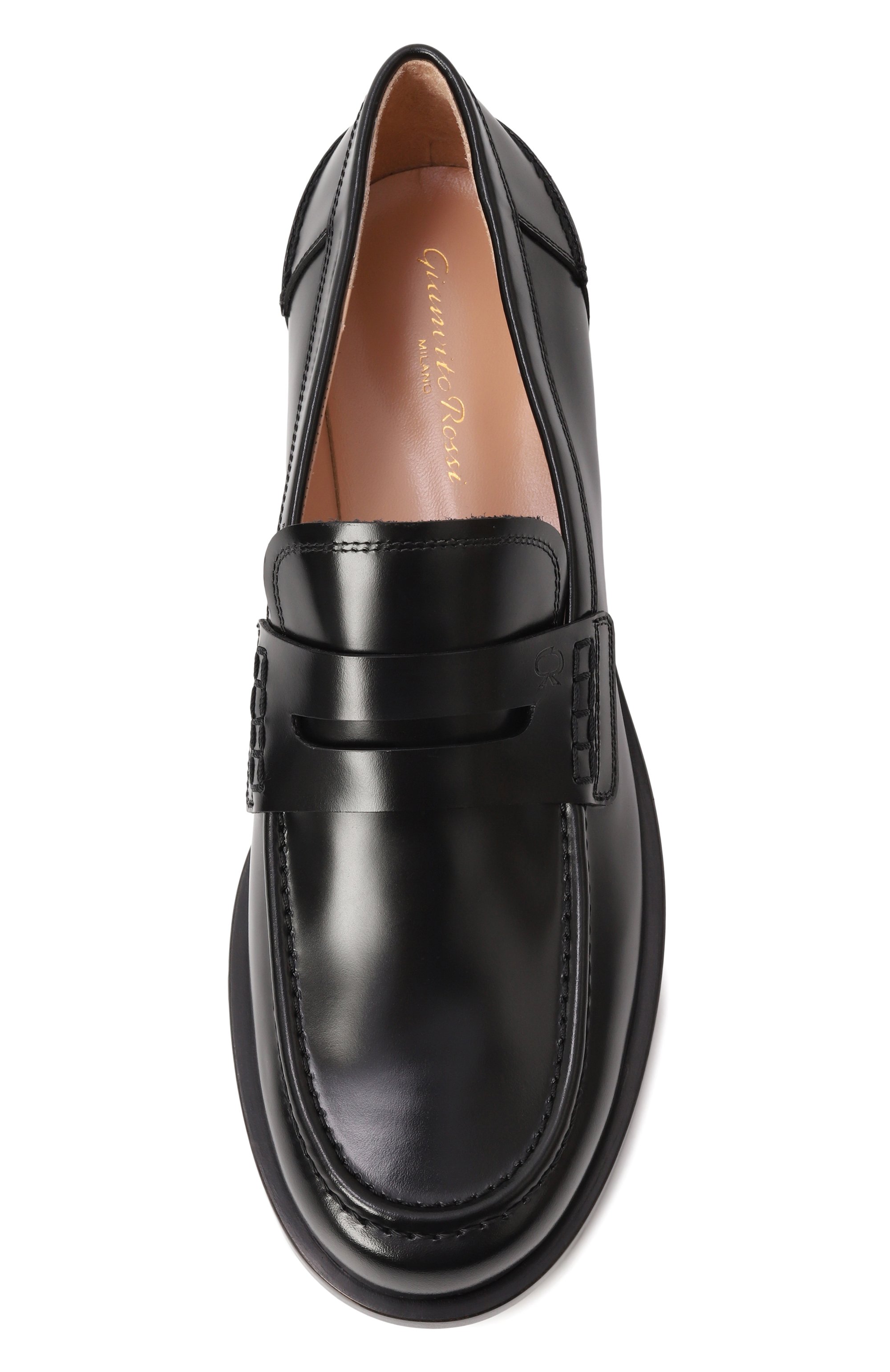 Кожаные пенни-лоферы michael GIANVITO ROSSI, арт. G25396.20CU0.DVDNER0, фото 6