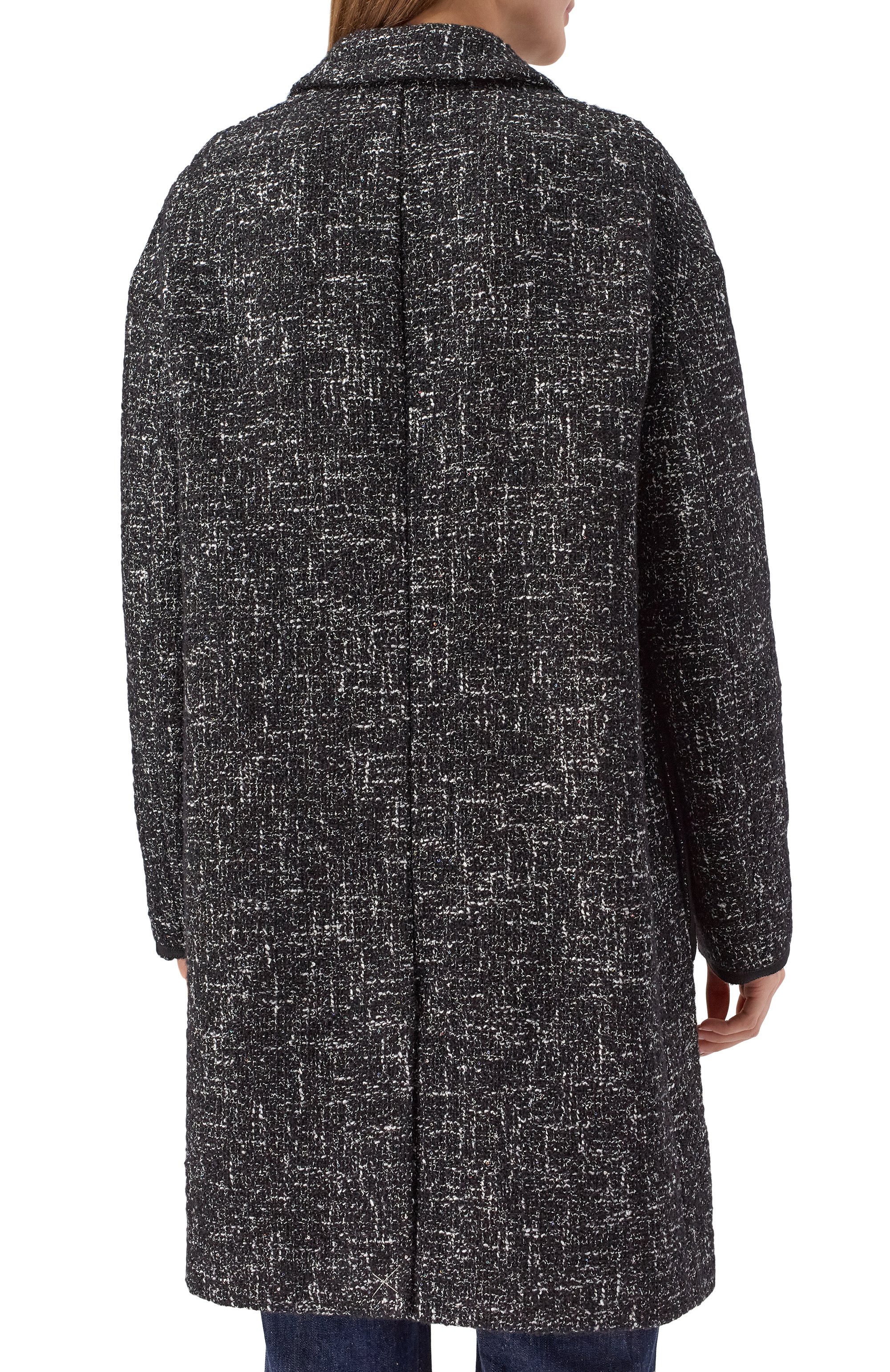 Пальто GIAMBATTISTA VALLI темно-серого цвета по цене 423000 руб., арт. 25FWPVCA8018/13BIL, фото 4 Пальто GIAMBATTISTA VALLI, арт. 25FWPVCA8018/13BIL, фото 4