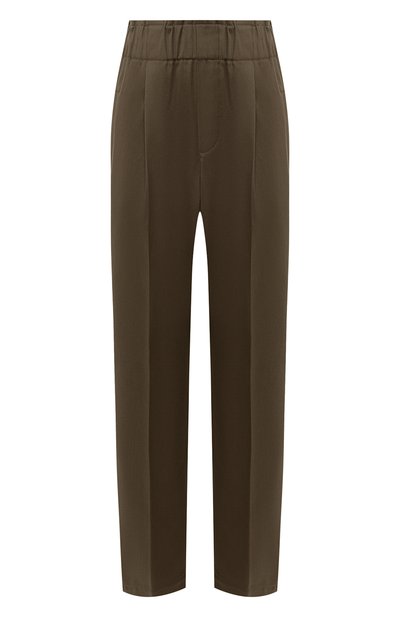 Женские хлопковые брюки BRUNELLO CUCINELLI, арт. MA130P7041