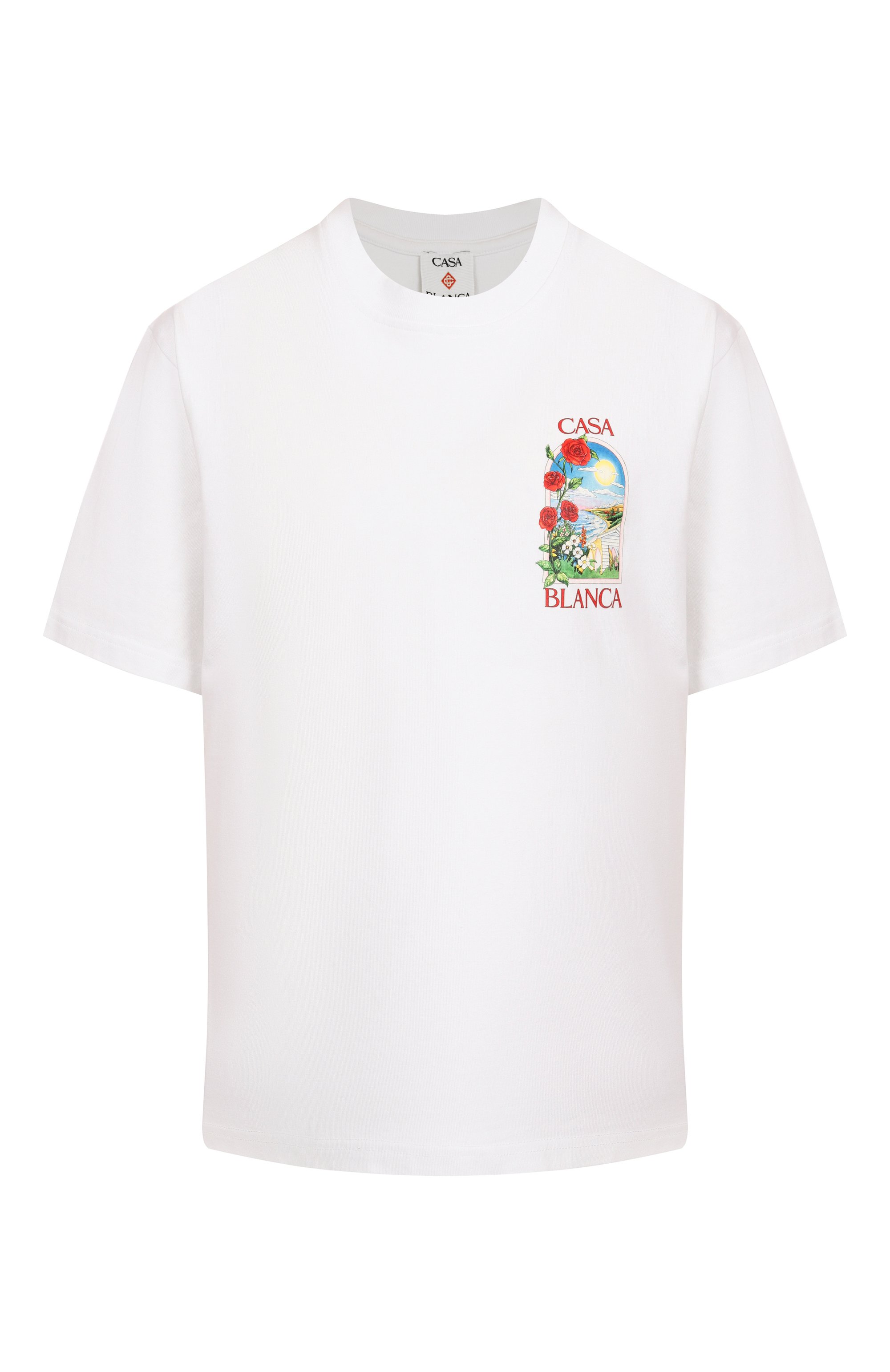 Хлопковая футболка CASABLANCA, арт. WS25-JTS-046-02, фото 1