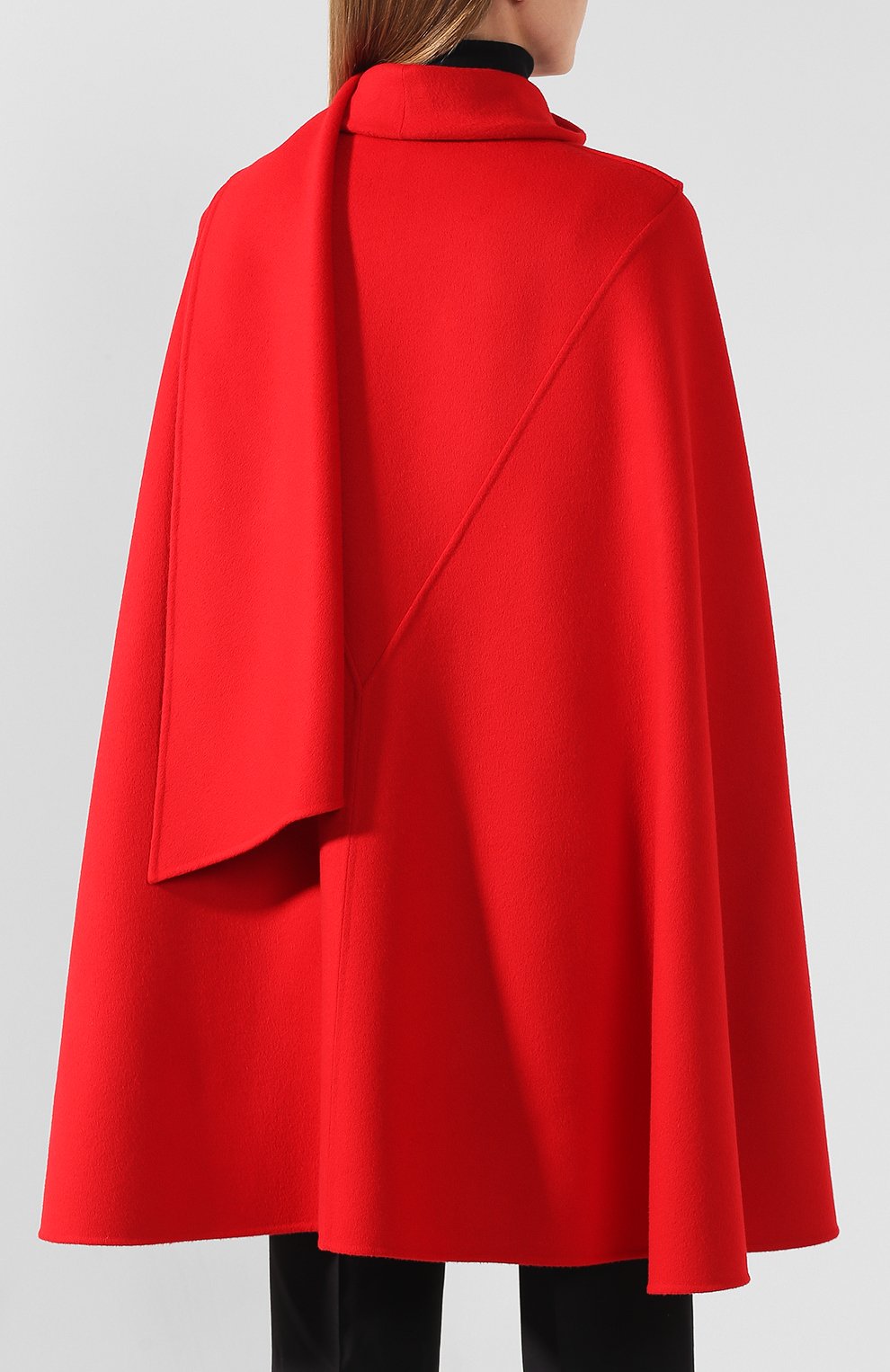 Пончо из смеси шерсти и кашемира VALENTINO, арт. SB0CG1J015E, фото 4