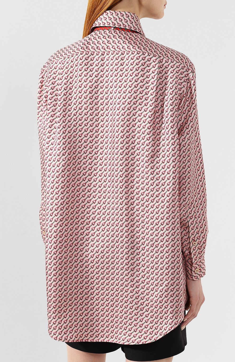 Шелковая рубашка GUCCI, арт. 565349/ZABD4, фото 4