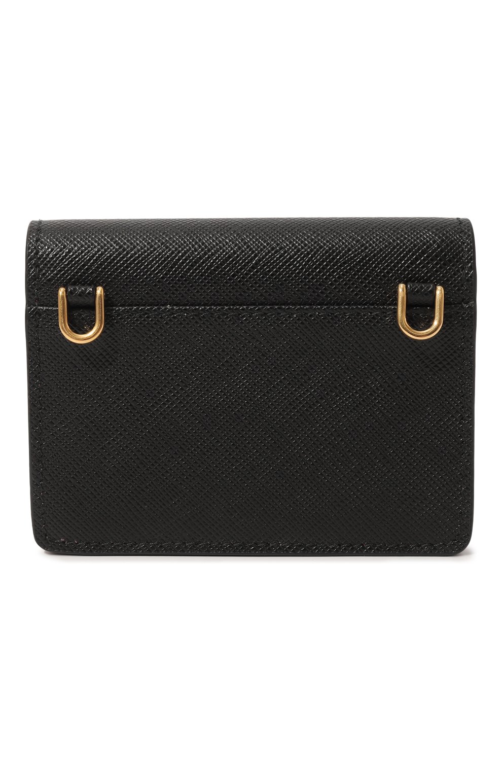 Кожаный кошелек на цепочке PRADA, арт. 1MR075-QHH-F0D9A, фото 6