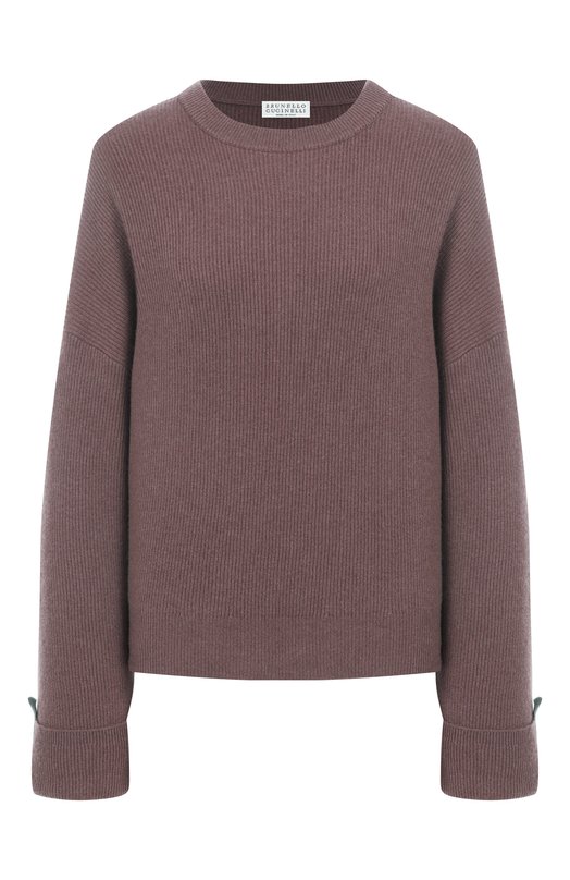 Кашемировый свитер Brunello Cucinelli M12220900 Коричневый M12220900