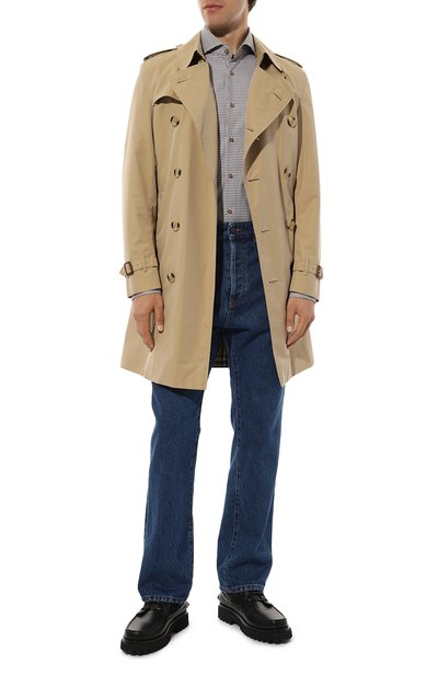 Хлопковая рубашка BOSS, арт. 50496316, фото 2