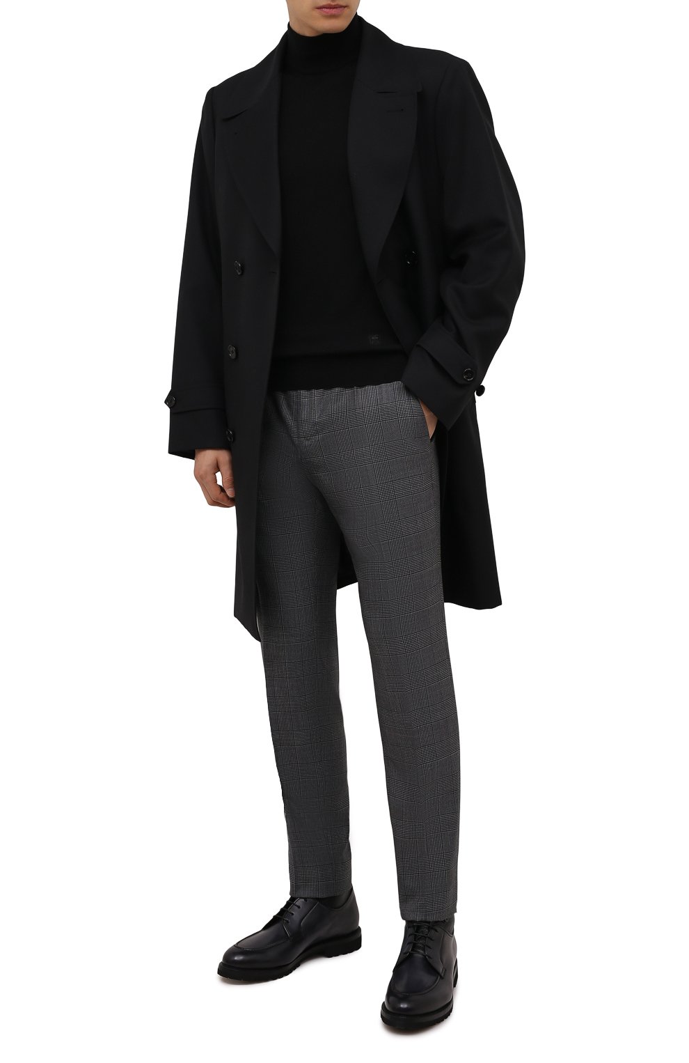 Кожаные ботинки BARRETT темно-серого цвета по цене 69950 руб., арт. 192U026.15/BETIS CREAM, фото 2 Кожаные ботинки BARRETT, арт. 192U026.15/BETIS CREAM, фото 2