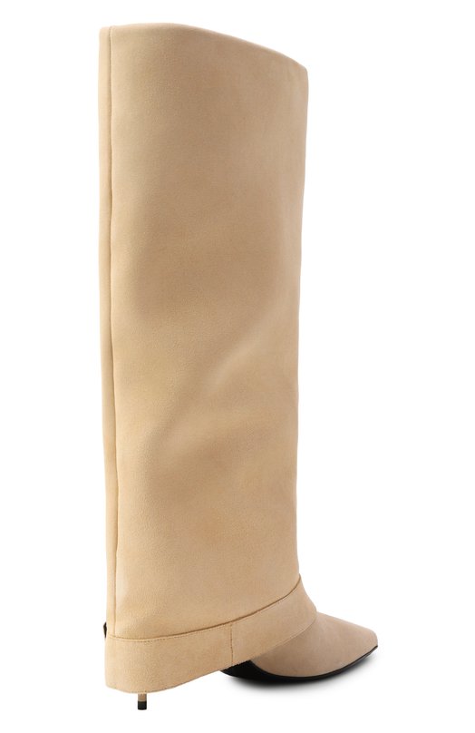 Замшевые сапоги Anthem 75 Balmain GN1TA143/LCTA Бежевый  GN1TA143/LCTA Фото 5