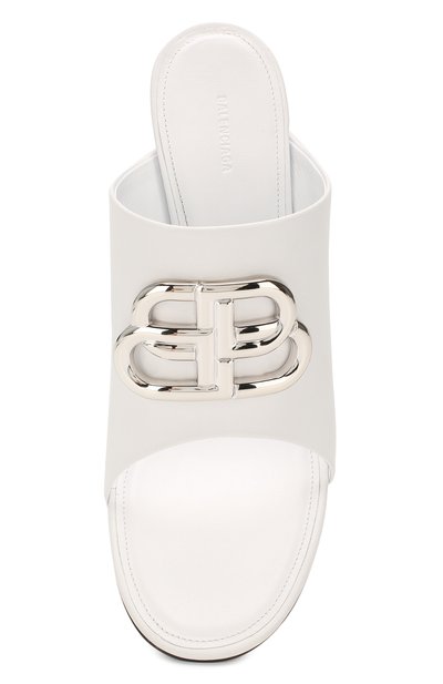 Кожаные мюли oval BALENCIAGA, арт. 604065/WA8F8, фото 5