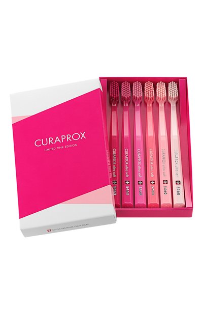 Набор зубных щеток pink edition ultrasoft d 0,10 мм (6 шт.) CURAPROX, арт. 7612412429350, фото 2