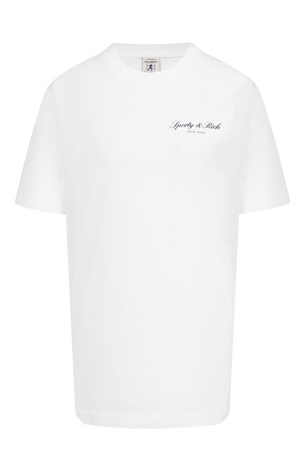 Женская хлопковая футболка SPORTY AND RICH, арт. T004368329WH01