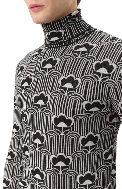 Шерстяная водолазка PRADA, арт. UMR500-1ZOE-F0967-212, фото 5