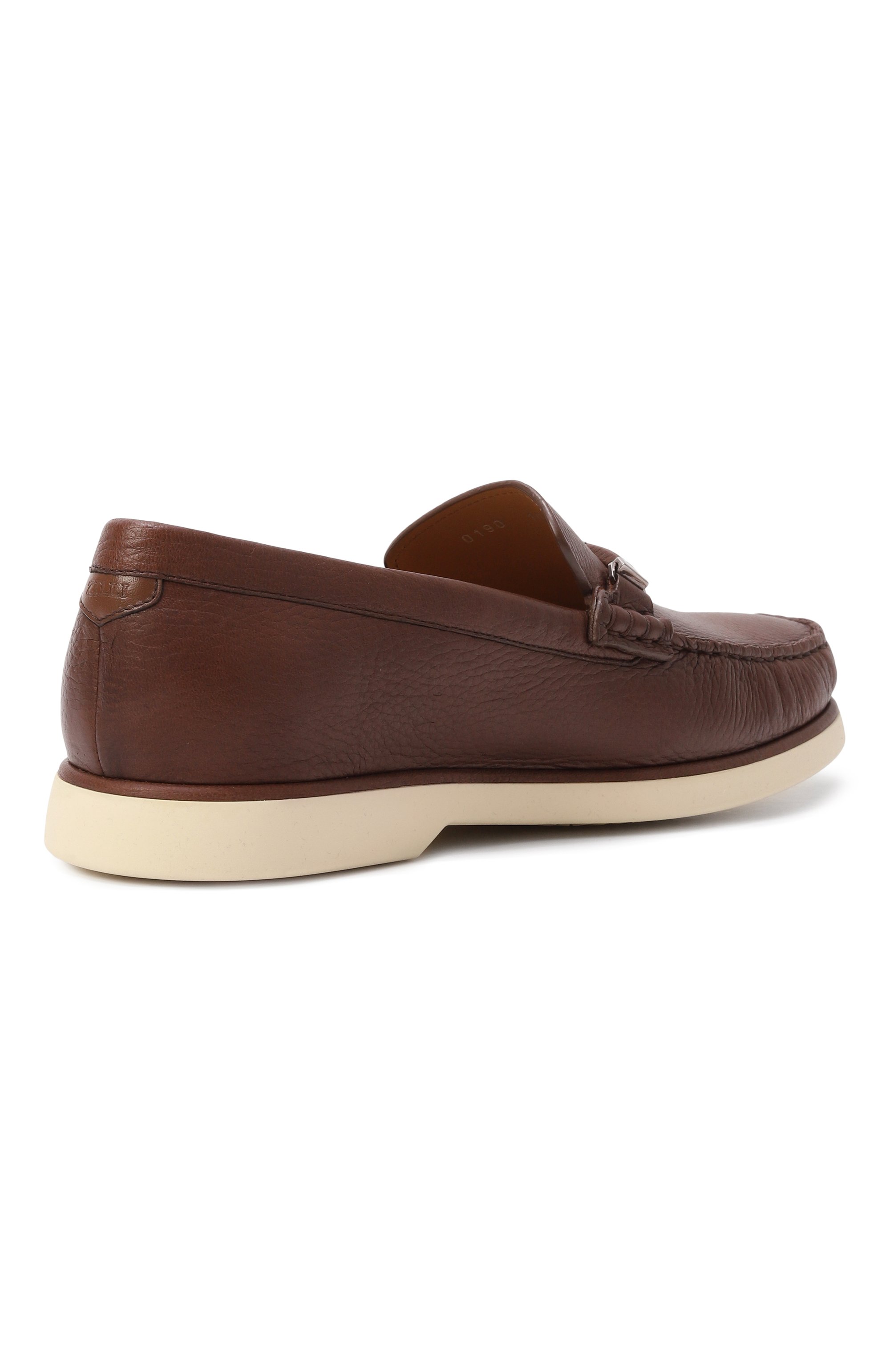 Кожаные лоферы ZILLI коричневого цвета по цене 148500 руб., арт. H0190BM1961VZTP03, фото 5 Кожаные лоферы ZILLI, арт. H0190BM1961VZTP03, фото 5