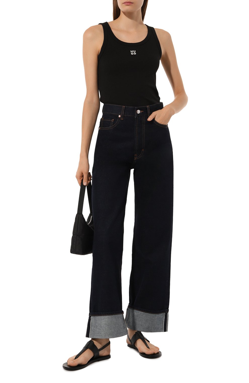 Хлопковая майка HUGO, арт. 50514489, фото 2