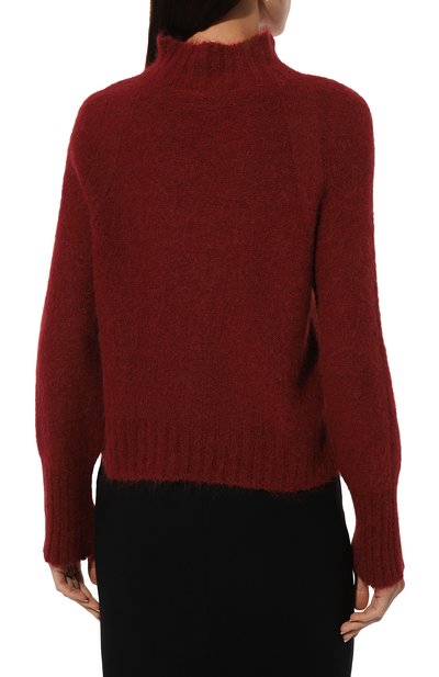 Шерстяной свитер ANTONELLI FIRENZE бордового цвета по цене 43900 руб., арт. 41358M/01650, фото 4 Шерстяной свитер ANTONELLI FIRENZE, арт. 41358M/01650, фото 4