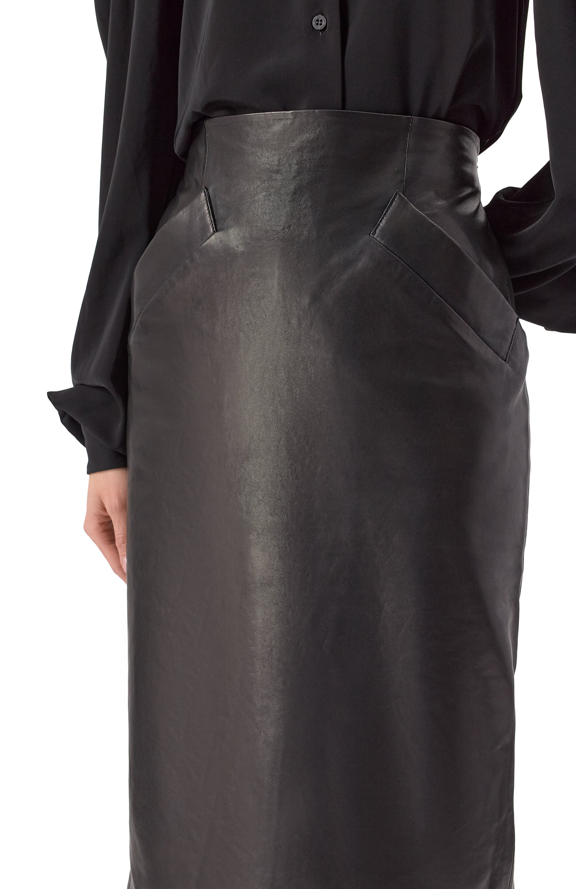 Кожаная юбка JACOB LEE, арт. WLS092SS25B, фото 5