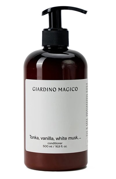 Женский питательный кондиционер для волос tonka, vanilla, white musk, … (500ml) GIARDINO MAGICO, арт. 4660222281845