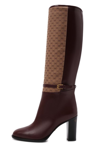 Кожаные сапоги finn GUCCI, арт. 658251/1D0N0, фото 4