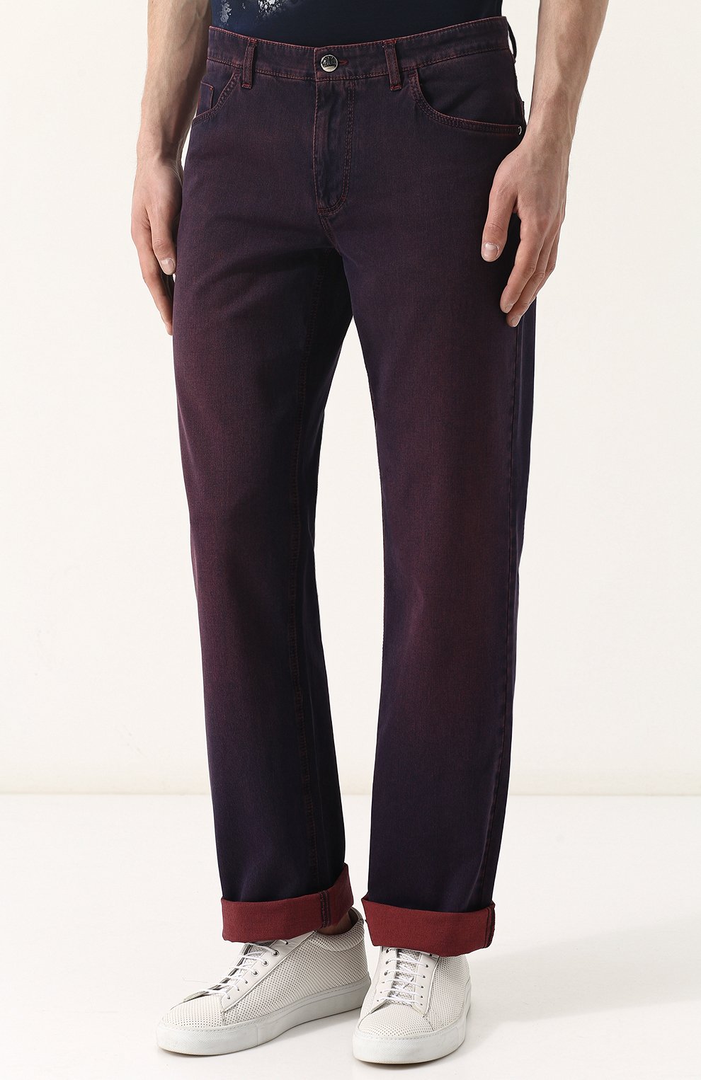 Джинсы прямого кроя ZILLI, арт. MCP-00253-SUS01/R001, фото 3