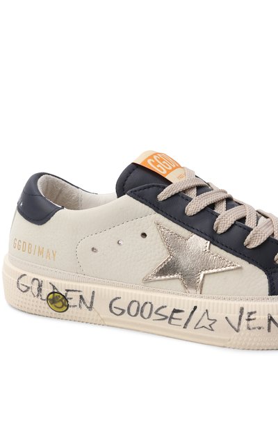 Кожаные кеды may GOLDEN GOOSE DELUXE BRAND, арт. GYF00496.F008058, фото 5