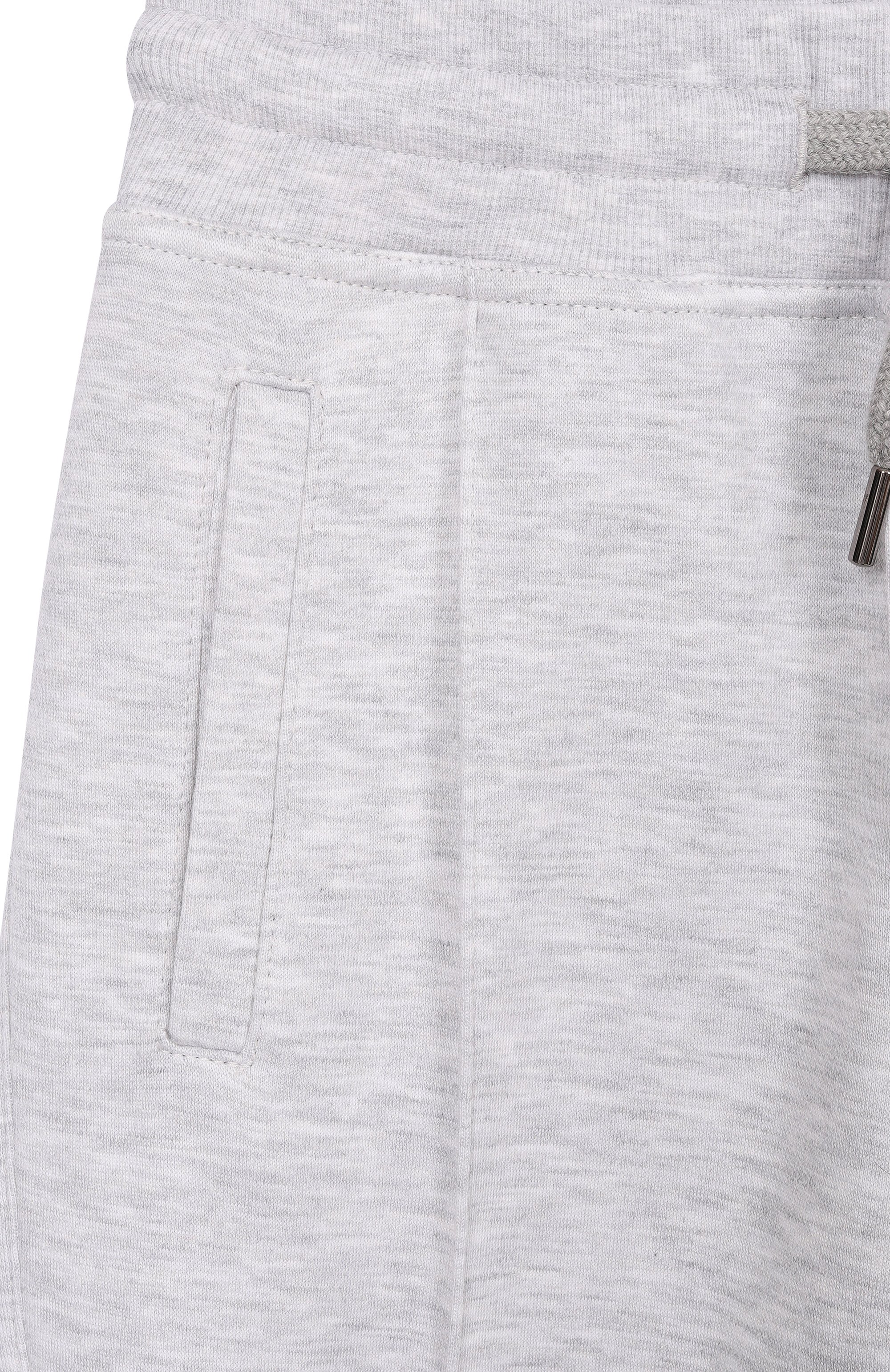 Джоггеры из хлопка и кашемира BRUNELLO CUCINELLI, арт. BM831E331A, фото 3