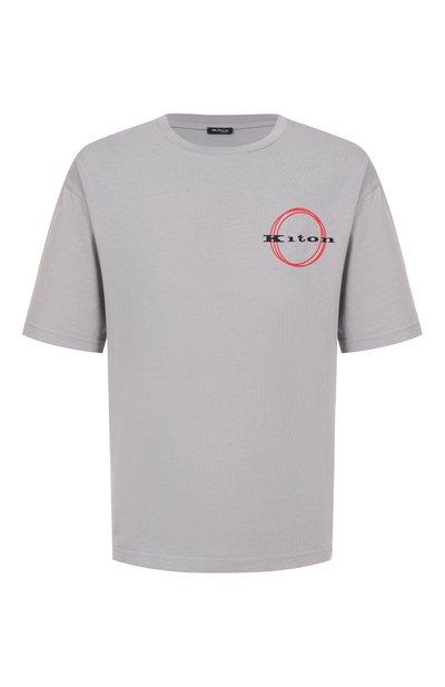 Мужская хлопковая футболка KITON, арт. UMK042101