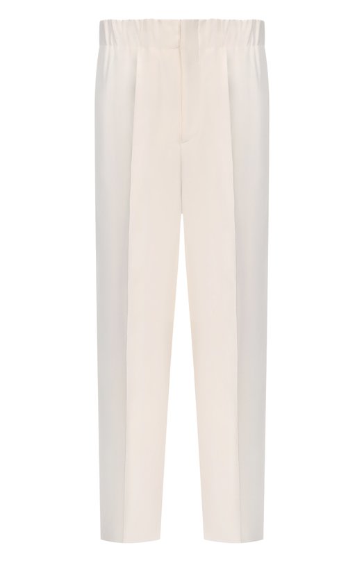 Брюки из вискозы и льна Laneus S6LAMAPA083 Кремовый S6LAMAPA083
