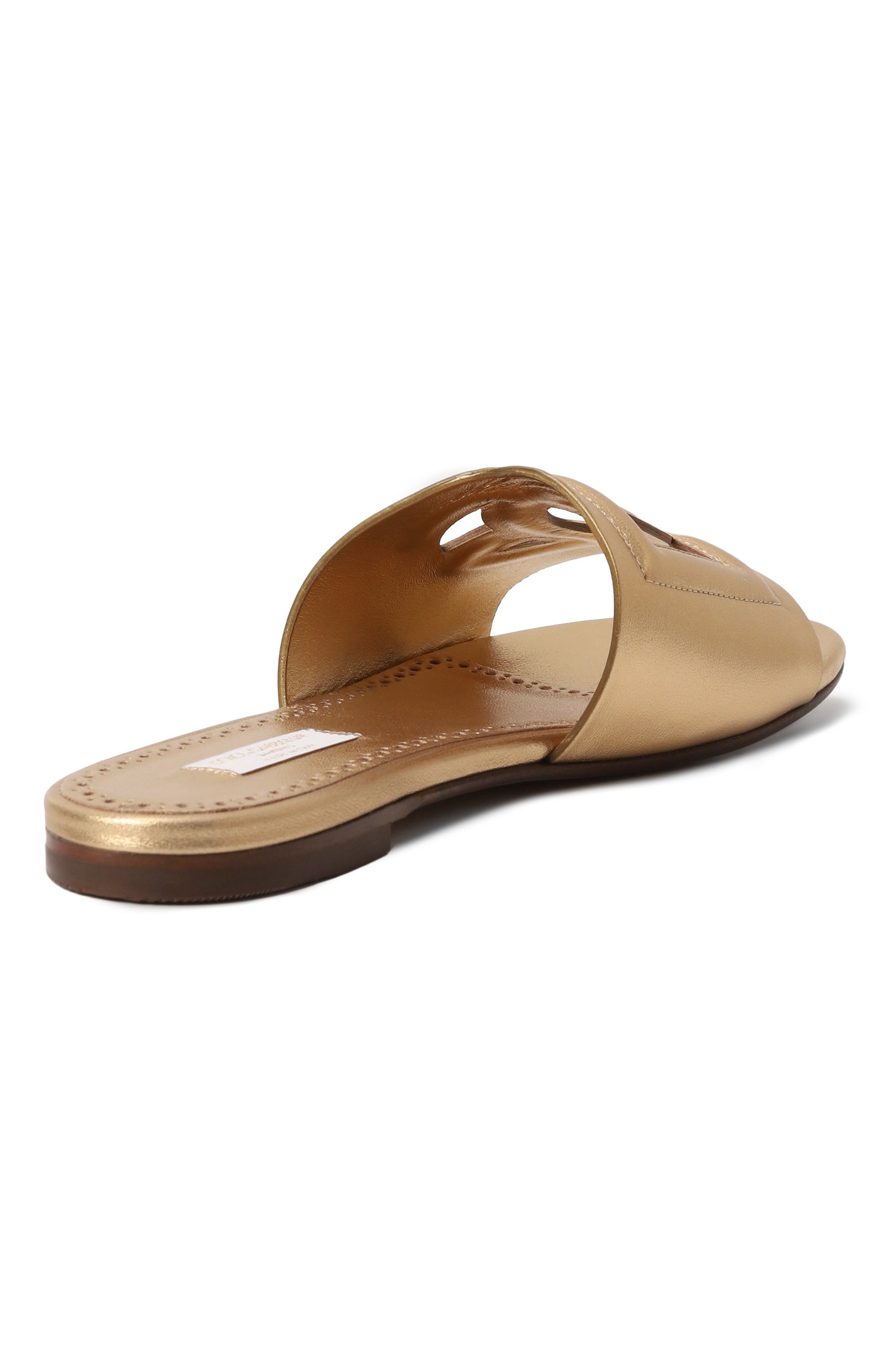 Кожаные шлепанцы DOLCE & GABBANA, арт. D11032/A5439/37-39, фото 3