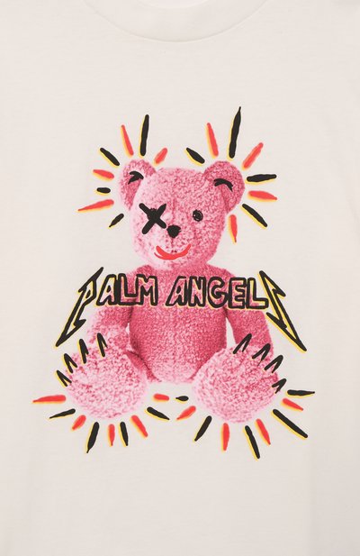 Хлопковая футболка PALM ANGELS, арт. PBAA002F25JER002/12+, фото 3