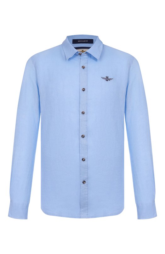 Льняная рубашка Aeronautica Militare CA1239CT3089 Голубой CA1239CT3089