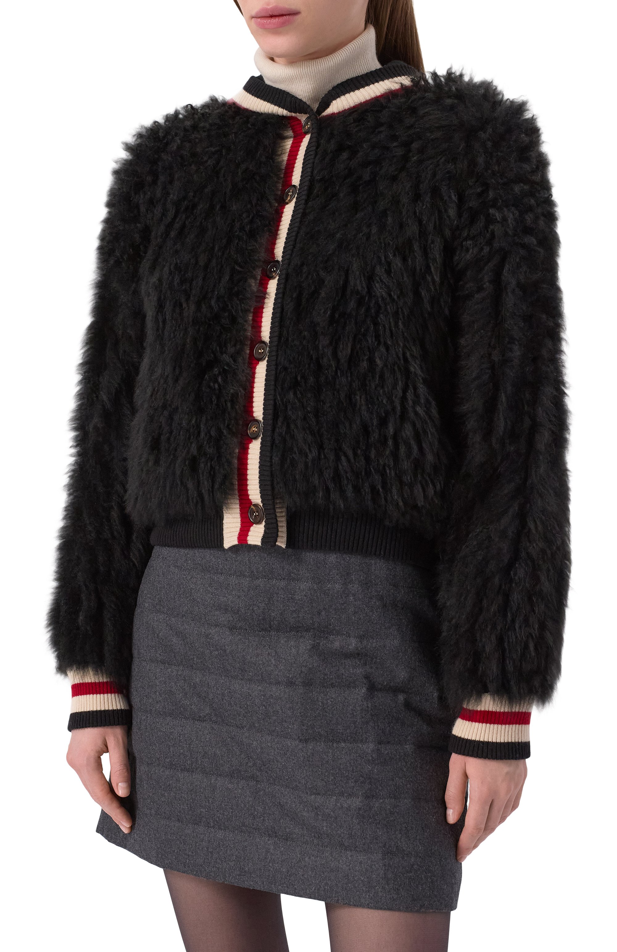 Кашемировый кардиган с отделкой из козы BRUNELLO CUCINELLI, арт. M12W06706, фото 3