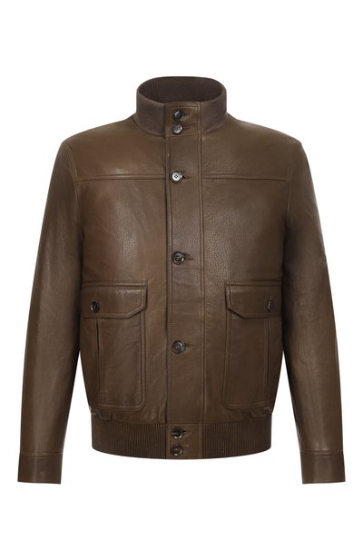 Мужской кожаный бомбер BRIONI, арт. PLBL0L/PD708