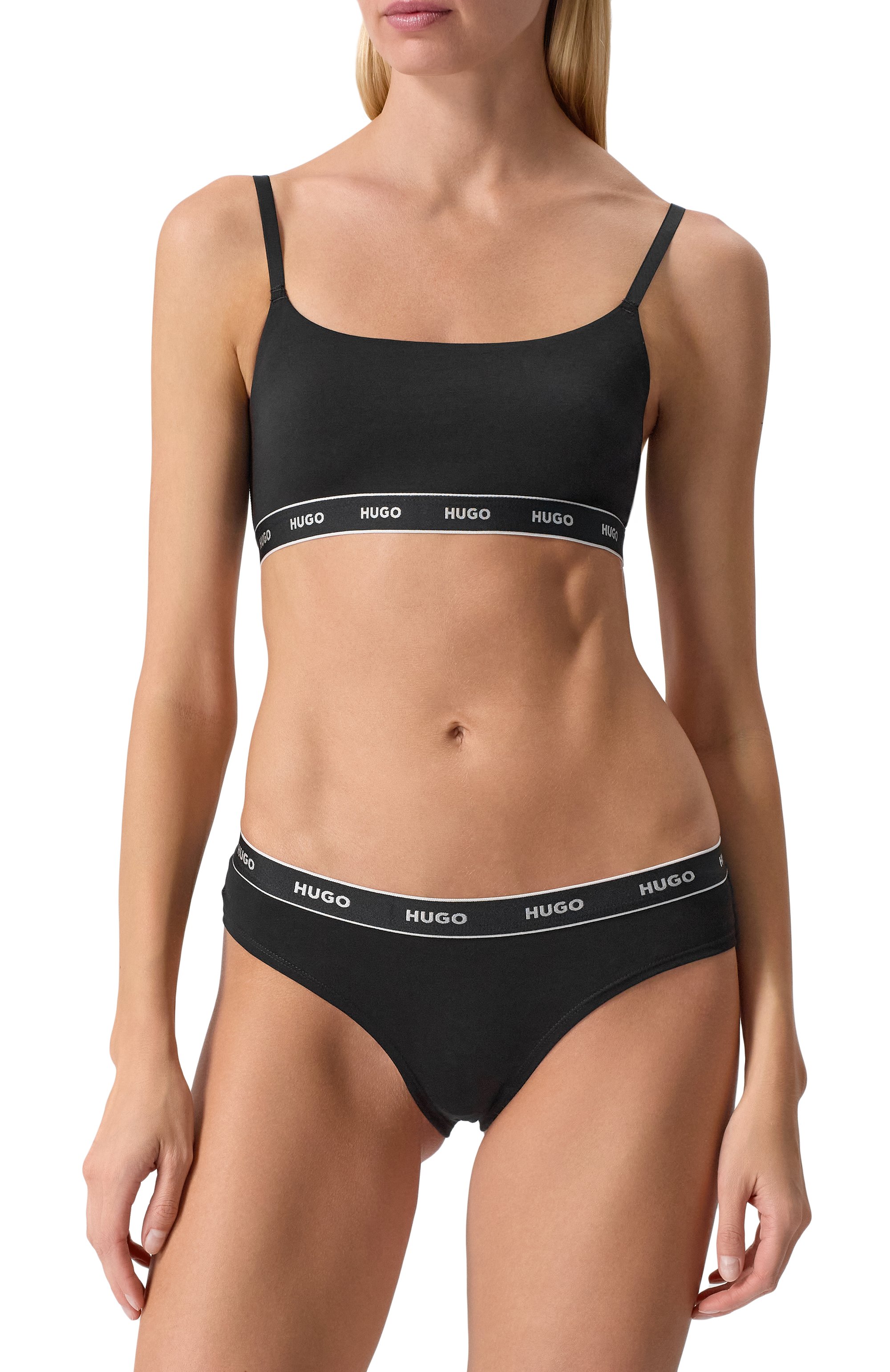 Комплект из двух хлопковых бюстгальтеров HUGO, арт. 50545691, фото 4