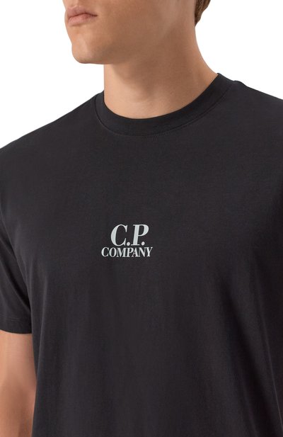 Хлопковая футболка C.P. COMPANY, арт. 19CMTS106A006586W, фото 5