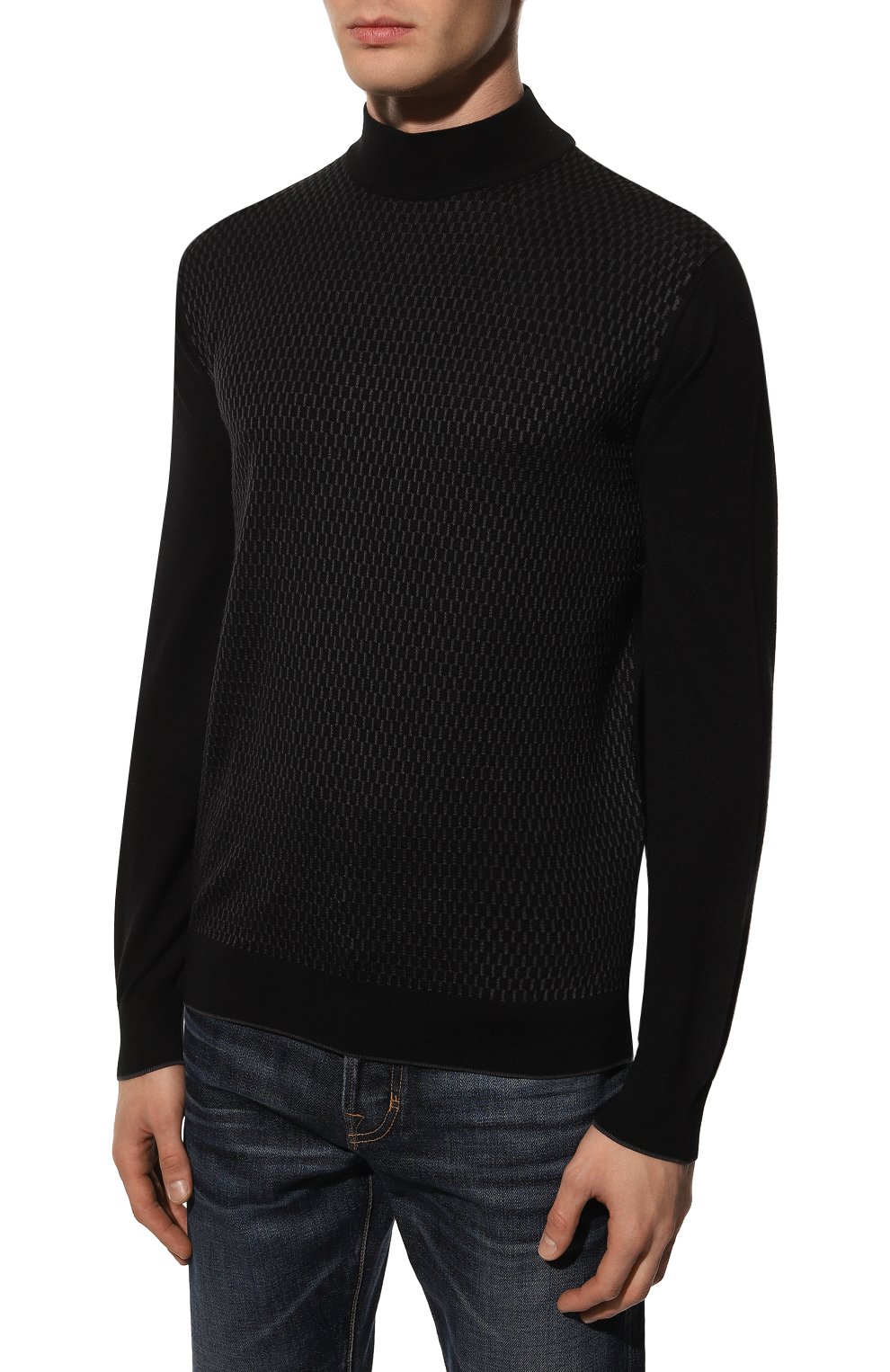 Водолазка из шерст и и шелка STEFANO RICCI, арт. K606310L10/F22463, фото 3