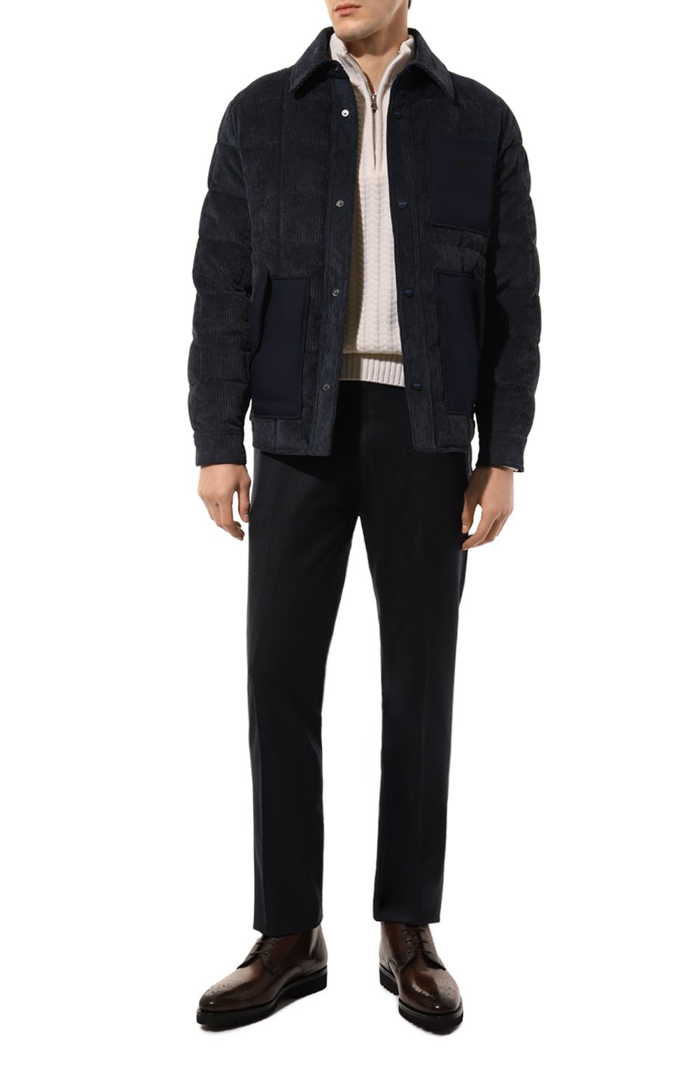 Вельветовый пуховик KITON, арт. UGK077K0234F, фото 2