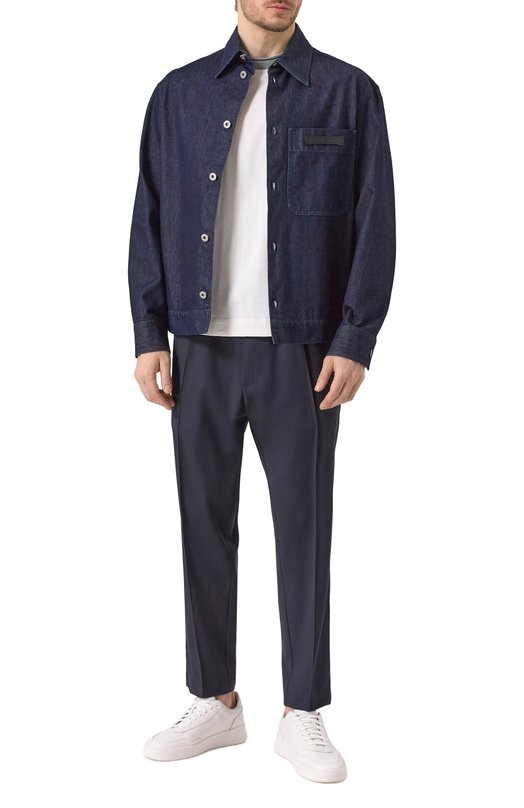 Хлопковая футболка Emporio Armani EM000853/AF12926 Белый  EM000853/AF12926 Фото 2