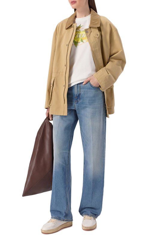 Хлопковая футболка HUGO 50561264 Белый  50561264 Фото 2