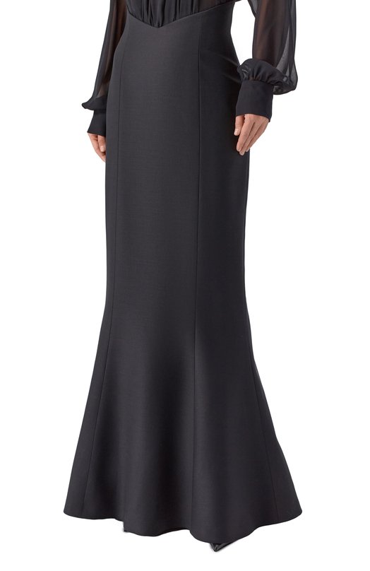 Шерстяная юбка Shervarli SK-25-0020 Чёрный  SK-25-0020 Фото 3